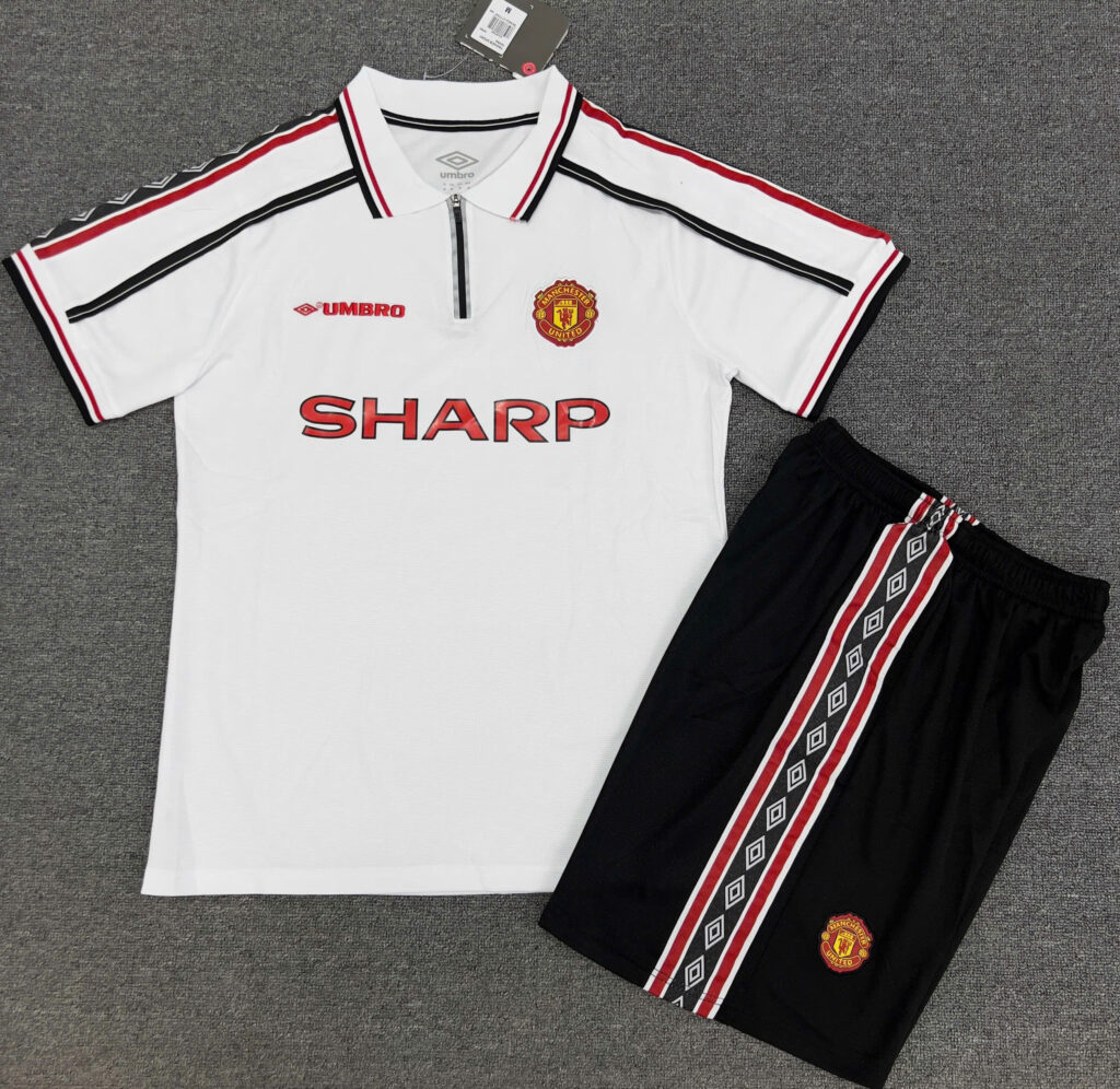 MU RETRO TRẮNG 1998/99 - BẢN FAN - CẢ BỘ - KingMenSport - Shop Thời ...