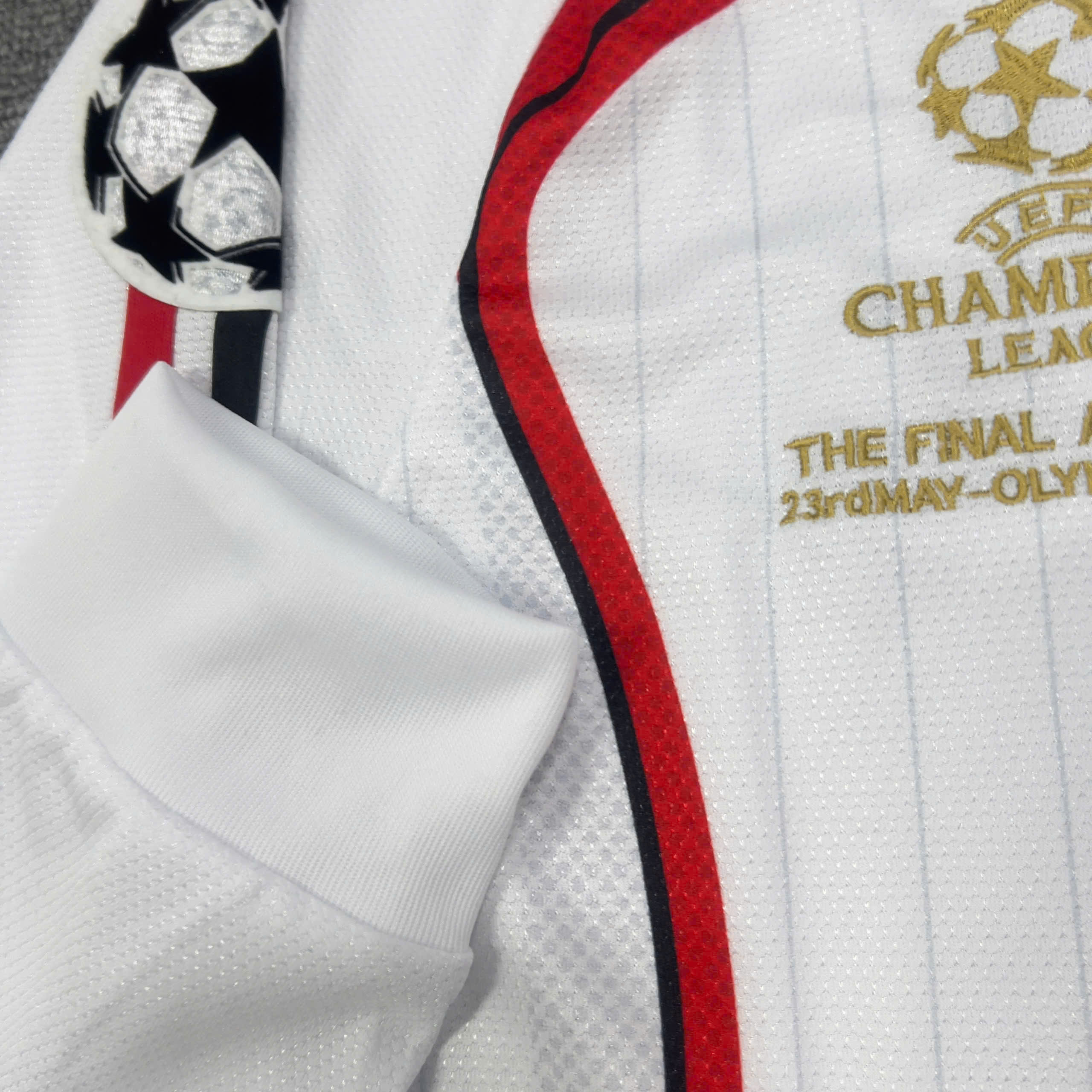 BỘ AC MILAN 2007 RETRO VÔ ĐỊCH C1 BẢN DÀI TAY - Ảnh 3