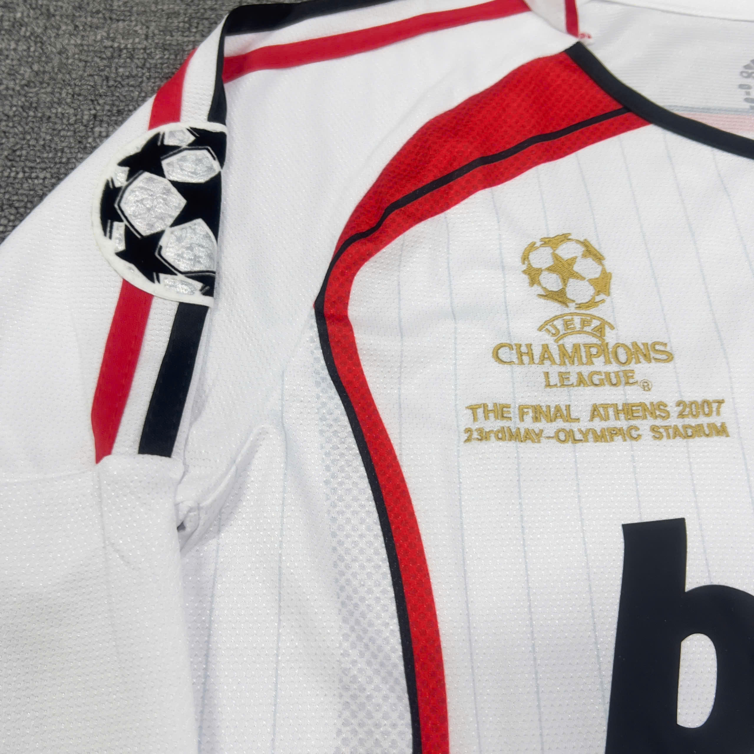 BỘ AC MILAN 2007 RETRO VÔ ĐỊCH C1 BẢN DÀI TAY - Ảnh 4